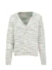 Sidona Damen Sweater in WOLLWEISS ROSA MEHRFARBIG