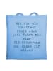 Mr. & Mrs. Panda Tote Bag Spruch VIP Chauffeur mit Spruch in Sky Blue