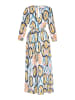 IZIA Women Dress in blue multicolor