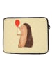 Mr. & Mrs. Panda Laptop Tasche Igel Luftballon ohne Spruch in Gelb Pastell