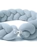 nordic coast company  Bettschlange geflochten, waschbar, feste Enden, extra breit Jersey