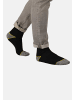 Yuhu Arbeitssocken Unisex 5er Pack schwarz robuste Socken in Schwarz