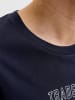 JACK & JONES PLUS T-shirt in Navy Blazer