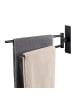 bremermann Handtuchhalter mit 2 Handtuchstangen ca. 43,5 x 18 x 6 cm (B/H/T)