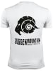GUGGEN MOUNTAIN Funktionsshirt Sport T-Shirt mit Logo in Weiß