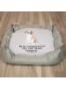 Mr. & Mrs. Panda Hundebett Saint Bernard Lebensretter mit Spruch in Grau Pastell