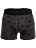 adidas Boxershort 6er Pack in Grau/Schwarz