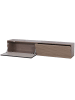 MCW TV-Rack Q84, Nussbaum-Optik hell