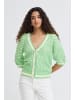 ICHI Kurzarm-Bluse IHARDINA Loose fit in BIRCH W GREENBRIAR STRIPE