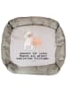 Mr. & Mrs. Panda Hundematratze Englische Bulldogge Moment mit Sp... in Grau Pastell