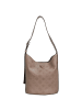 Guess Cresidia II - Beuteltasche (black logo) in dark taupe logo