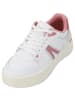 Lacoste Schnürschuhe in white/lt pink