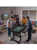 relaxdays Kickertisch in Dunkelbraun - (B)122 x (H)78 x (T)61 cm