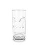 Mr. & Mrs. Panda Glas Pferd Springen mit Spruch in Transparent