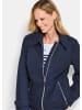 GOLDNER Übergangsjacke Sommerblouson mit Reißverschluss in marine