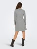 JDY Strickkleid in Light Grey Melange