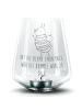 Mr. & Mrs. Panda Deko Glas Hummel flauschig mit Spruch in Transparent
