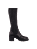 Lamica Damenlangschaftstiefel kalt Absatz  in  Schwarz