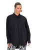 Ulla Popken Hemdbluse in schwarz