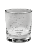 Mr. & Mrs. Panda Whiskey Glas Einhorn Sternenhimmel ohne Spruch in Transparent
