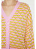 myMo Women Cardigan in Pink Limone Orange