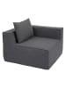 MCW Eckteil/Zubehör für Sofa O54 Polstersessel Armlehne 63x97x97cm, Dunkelgrau