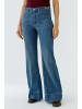 Oui Jeans Flared in bright blue denim