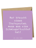 Mr. & Mrs. Panda Klappkarte Spruch Schwiegertochter Humor mit Sp... in Lavendeltraum
