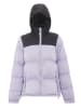 myMo Damen Wattierte Steppjacke in Lavendel Schwarz