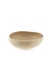 Almina Wave Biscuit Servier- & Salatschale aus hochwertigem Porzellan - 23 x in Beige