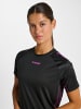 Hummel T-Shirt Hmlblaze Damen in BLACK/DAHLIA