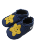 Bemesu Baby Krabbelschuhe aus Leder, weiche Lauflernschuhe mit rutschfester Sohle 