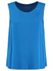 SAMOON Bluse ohne Arm in Digital Blue