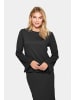 SAINT TROPEZ Langarm-Bluse IlyssaSZ Fitted in Black