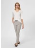 MADELEINE Schmale Skinny-Hose, Zippertaschen in kitt
