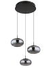 Globo lighting Hängeleuchte "QUINTARA" in black