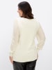 sheego Langarm-Pullover in champagner