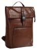 Sansibar Rucksack echt Leder in cognac