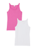 s.Oliver T-Shirt keine Ärmellänge in Pink-weiß