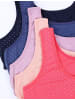 TupTam Mädchen Bustier mit breiten Trägern 5er Pack in rosa/lila