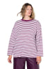 Studio Untold Langarmshirt in maulbeere