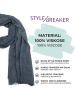 styleBREAKER Schal in Schwarz
