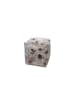 Kayoom Sitzkissen Spark Pouf 210 45 x 45 cm in creme - chrom