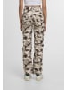 DEF DEF DEF Straight Fit Jeans in beige camo