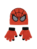 Spiderman Spiderman 2er Set Kinder Winter Accessoire set mit Handschuh in Mehrfarbig
