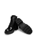 VITAFORM Softlackleder Stiefeletten in schwarz