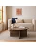 CALICOSY Couchtisch SOLEIL in Nussbaum - (W)90  x (H)40  x (L)90 cm