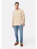 Camel Active fleXXXactive® Langarm Shirt mit Button-Down-Kragen in Hafer