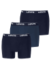 Levis 3er Pack Repeat Logo Boxer Briefs in Blau