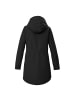 Killtec Parka / Funktionsparka Wasserdicht mit Kapuze in Schwarz